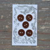 While Silver Beast Studio - Original Buttons 18mm Set of 5