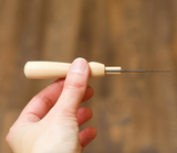 Wooden Handle - Single Needle