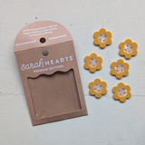 Yellow Daisy Button Sets