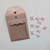 Pink Bow Button Sets