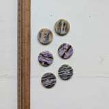 Earthy Swirl Plastic Buttons 25mm