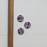 Earthy Swirl Plastic Buttons 25mm