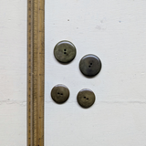 Green Round Corozo Buttons