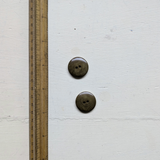 Green Round Corozo Buttons