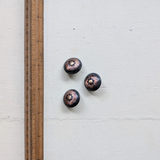 Metal Damascus Flower Buttons
