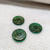 1" Glitter Resin Buttons