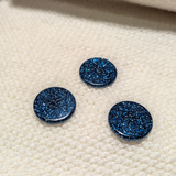 1" Glitter Resin Buttons