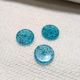 1" Glitter Resin Buttons