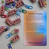 Pride is a Protest Keychain with Clasp