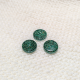 3/4" Glitter Resin Buttons