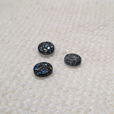 3/8" Glitter Resin Buttons