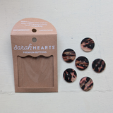 Tortoise Shell Cellulose buttons