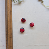 Ladybug Plastic Buttons