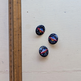 Outer Space Plastic Buttons