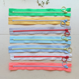 Chunky Plastic 10" Zippers