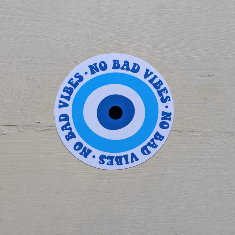 No Bad Vibes Sticker