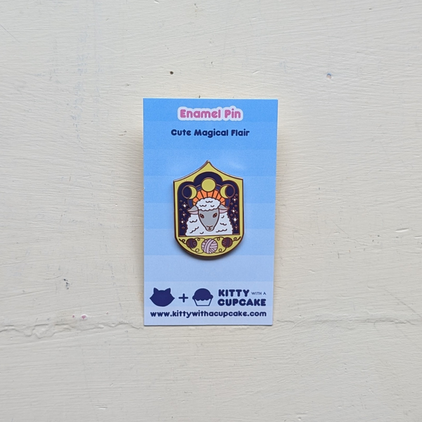 Cosmic Sheep Enamel Pin