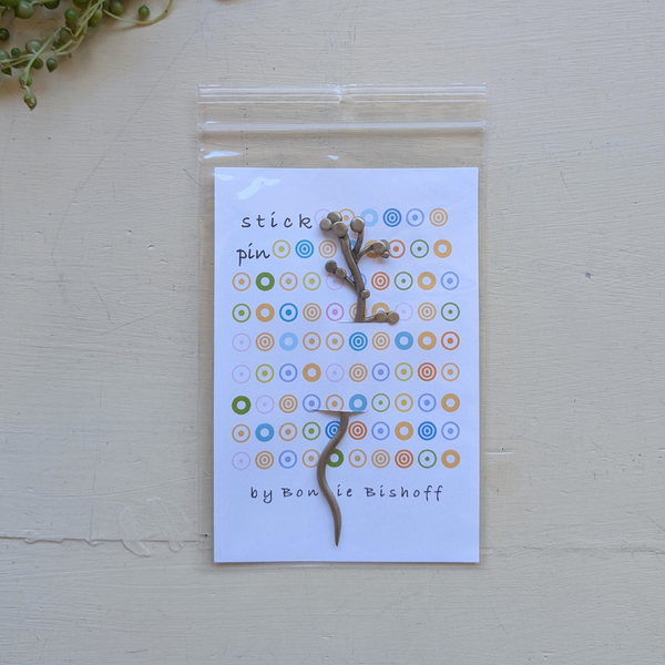 Budded Branch Shawl Pin