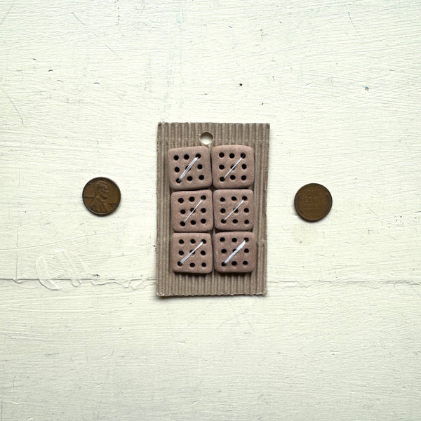 Square 9-hole Buttons