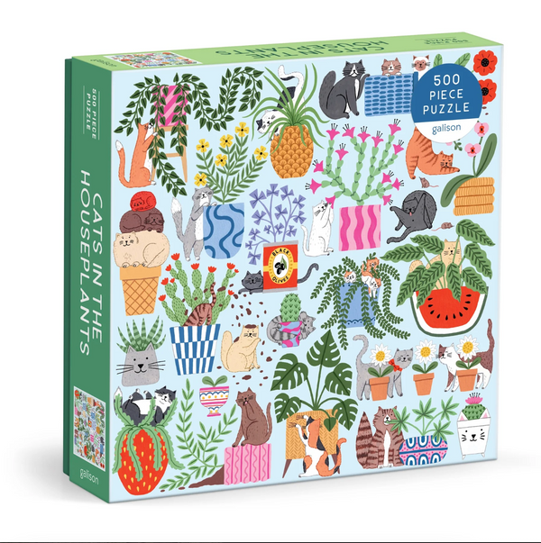 Cats in Houseplants Puzzle