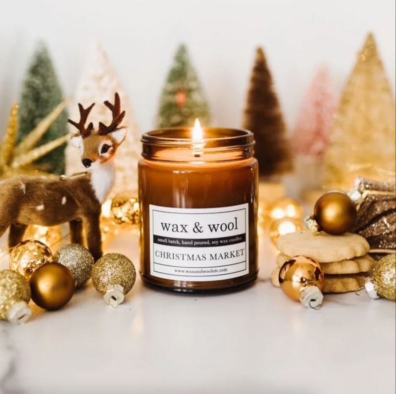 Wax & Wool Candles - Holiday Collection