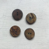 Burnt Horn Buttons