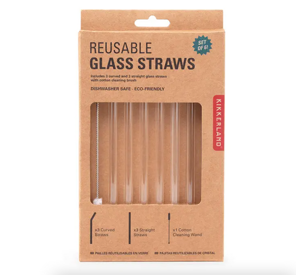 Glass Straw Set