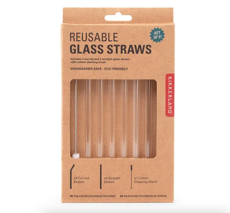 Glass Straw Set