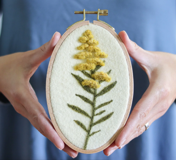 Goldenrod Needle Felting Kit