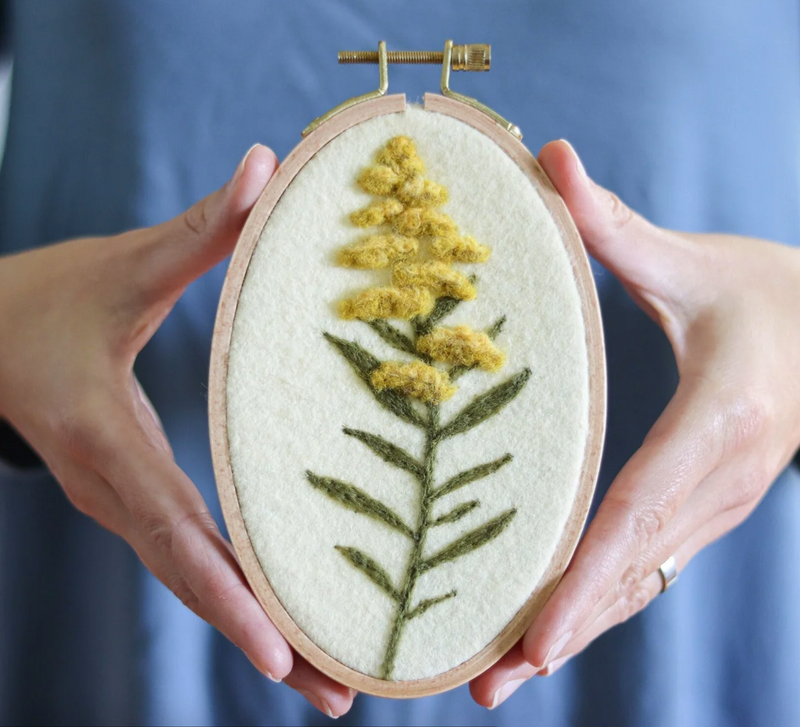 Goldenrod Needle Felting Kit