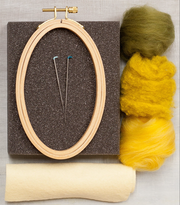 Goldenrod Needle Felting Kit