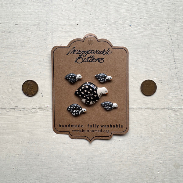 Guinea Fowl Buttons