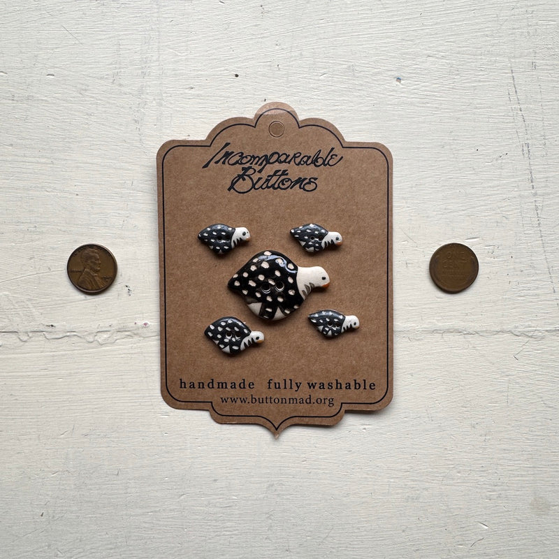 Guinea Fowl Buttons