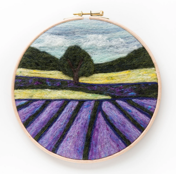 Lavender Fields Needle Felting