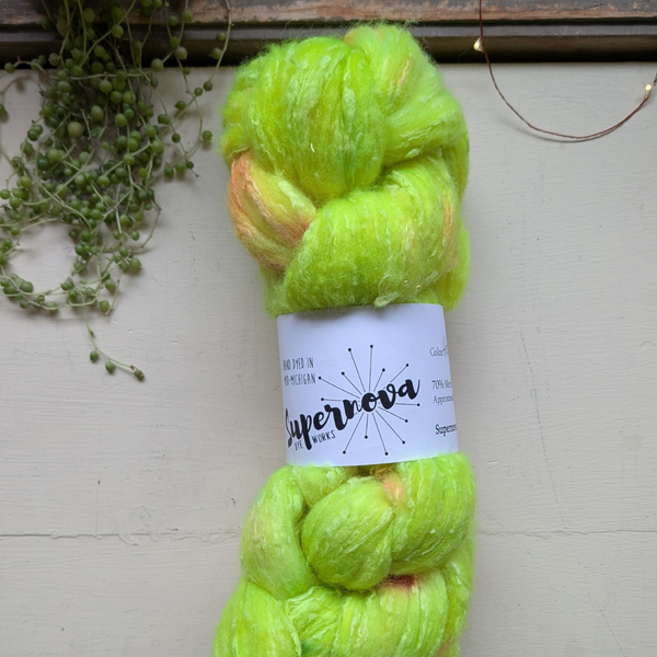 70/30 Merino/Silk Slub Combed Top