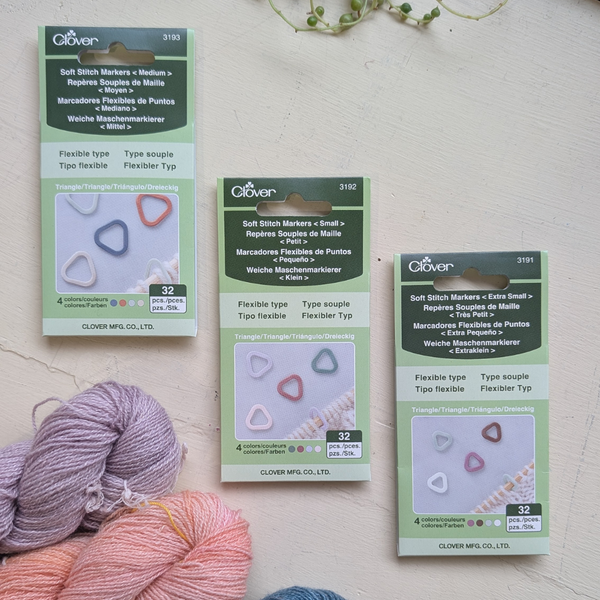 Soft Triangle Stitch Markers