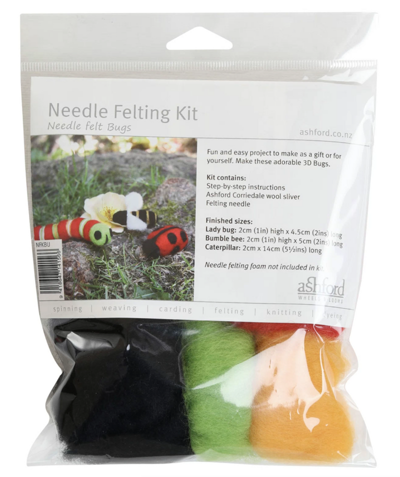 Needle Felting Kit Bugs