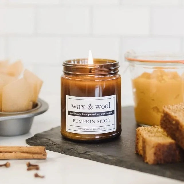 Wax & Wool Candles - Fall Collection
