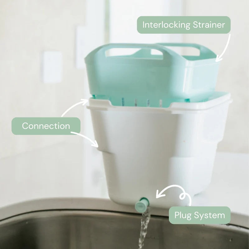 Strucket Mini 4.5L / 1G+ Interlocking Strainer Bucket with Plug – Woven ...
