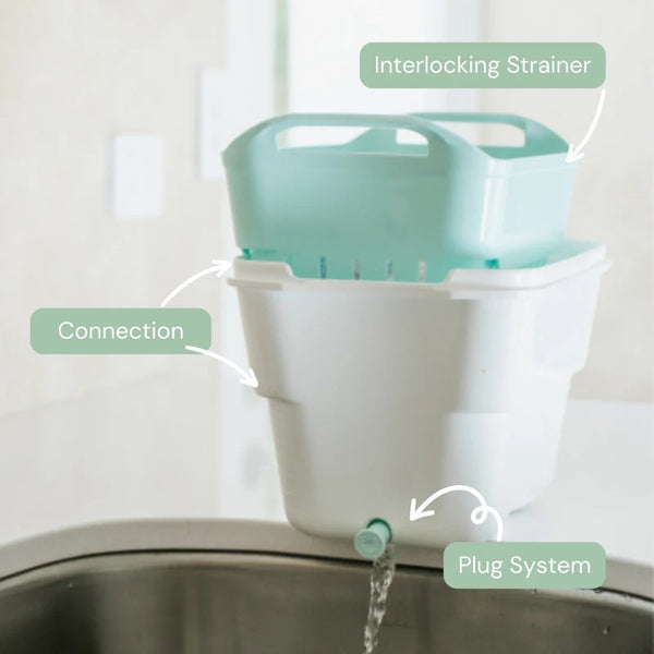 Strucket Mini 4.5L / 1G+ Interlocking Strainer Bucket with Plug