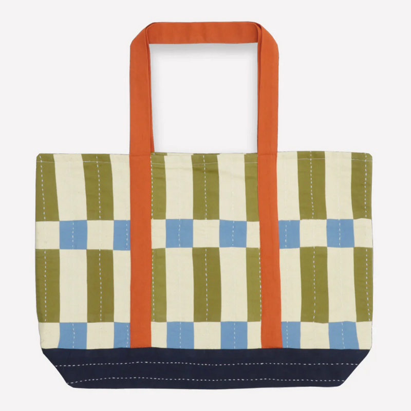 Tile Canvas Tote