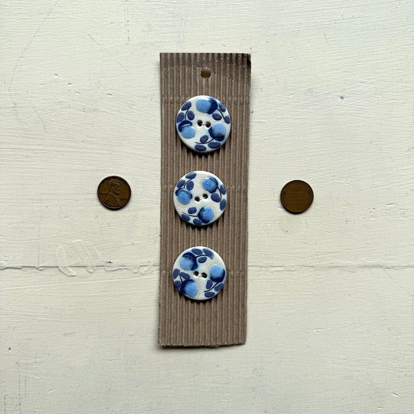 Wedgewood Floral Buttons
