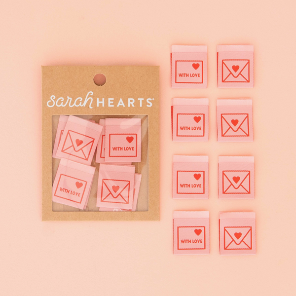 With Love Envelope Labels