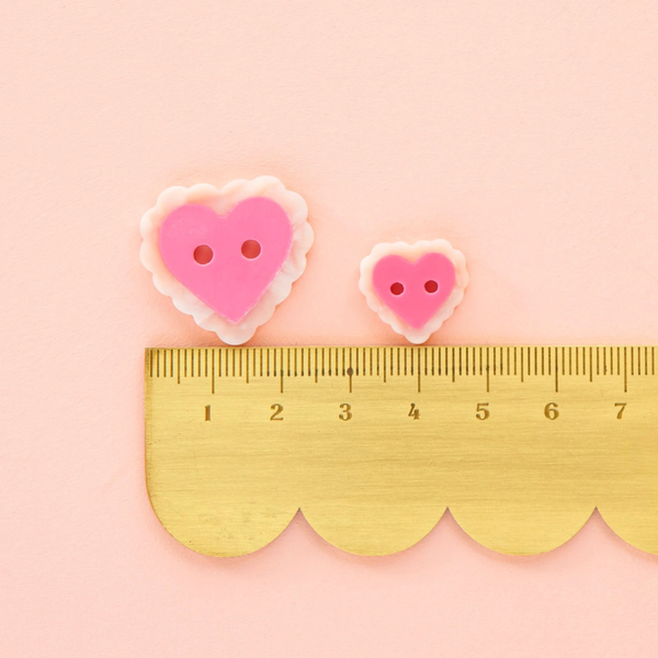 Pink Sweetheart Button Sets