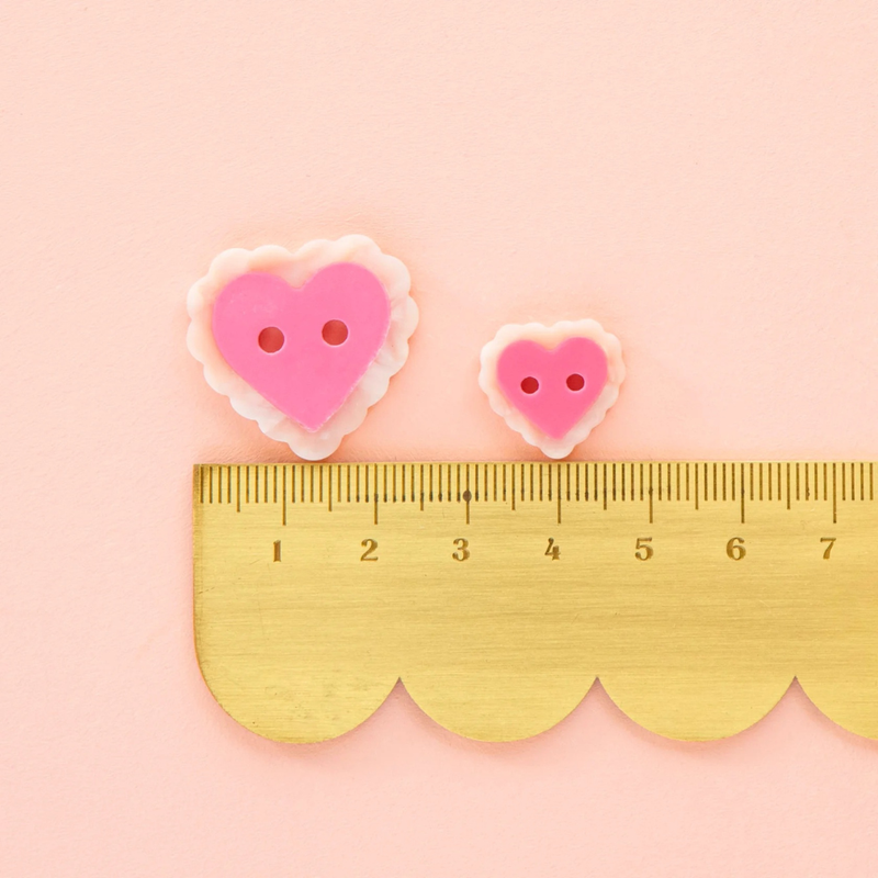 Pink Sweetheart Button Sets
