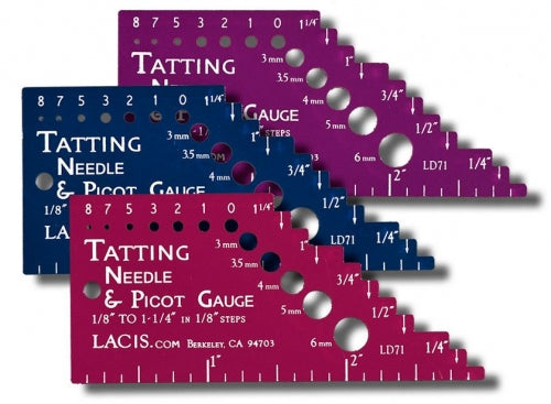 Tatting Needle and Picot Gauge