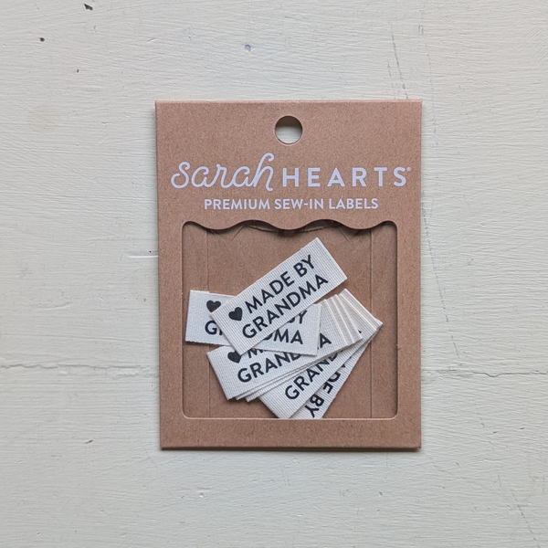 Made by Grandma Organic Cotton Labels