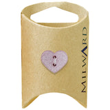 Glitter Heart Buttons