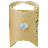 Glitter Heart Buttons