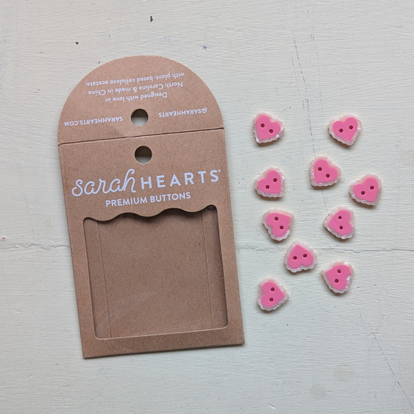 Pink Sweetheart Button Sets